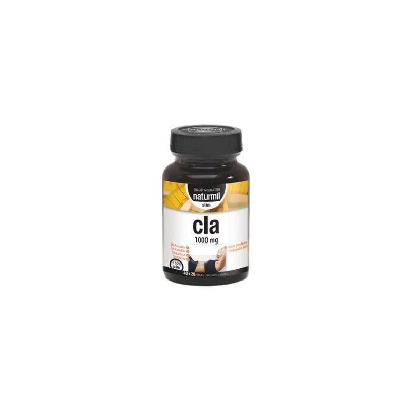 CLA Slim 1000 mg 40+20 Cápsulas Naturmil