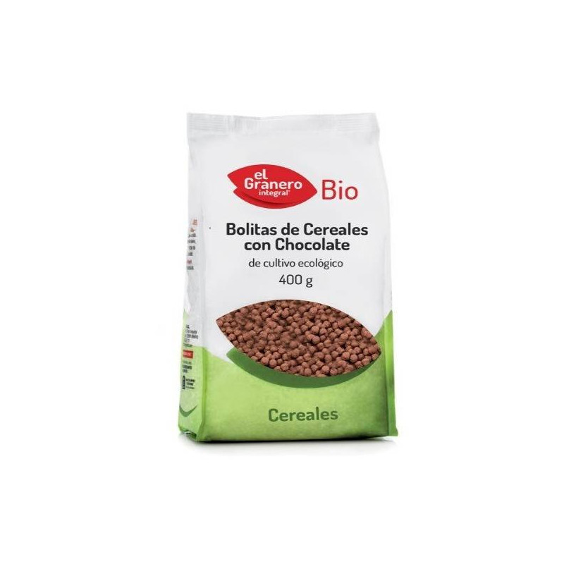 Bolitas De Cereales Con Chocolate Bio 400 gr El Granero