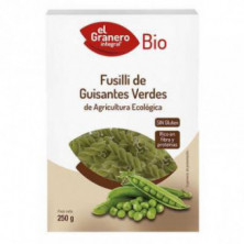 Fusilli De Guisantes Verdes Bio 250 gr El Granero