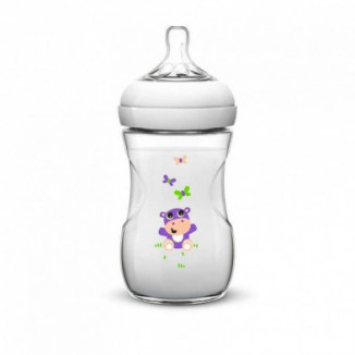 Biberon Natural Safari Hipopótamo 260 ml Philips Avent