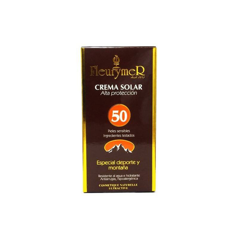 Crema Solar Facial Spf-50 Montaña 80 ml Fleurymer