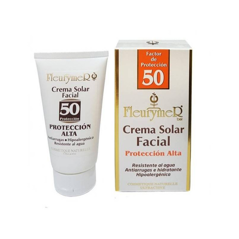 Crema Solar Facial Spf-50+ Tubo 80 ml Fleurymer