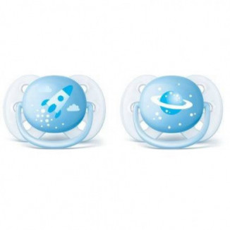 Chupete Ultrasoft 0-6 Meses Niño 2 Unidades Philips Avent