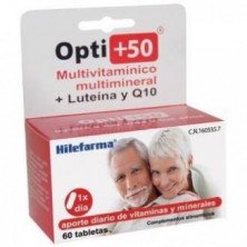 Opti + 50 Multivitaminico Mineral 60 Comprimidos Hilefarma