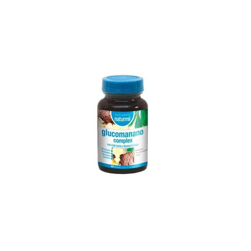 Glucomanano Complex 500 mg 60 Cápsulas Naturmil