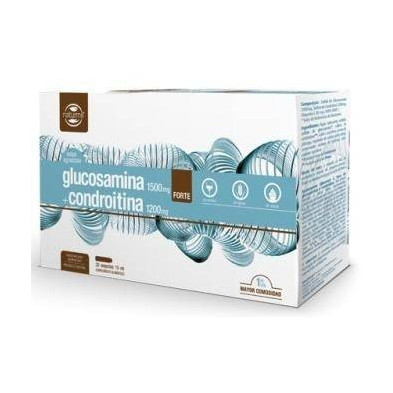 Glucosamina 1500 mg + Condroitina 1200 Mg Forte 20 Ampollas Naturmil