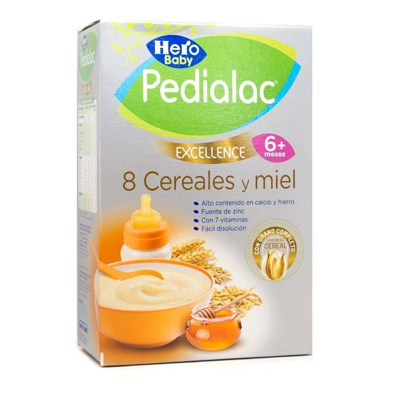 Pedialac Papilla 8 Cereales Con Miel 500g Hero Baby