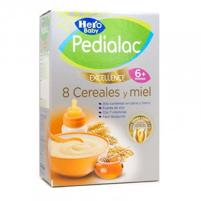 Pedialac Papilla 8 Cereales Con Miel 500g Hero Baby