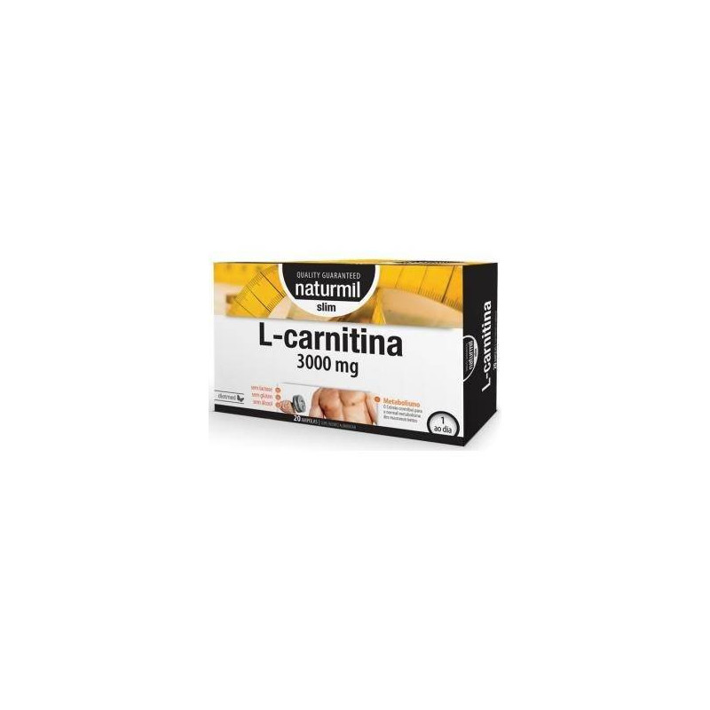 L-carnitina Slim 3000 mg 20 Ampollas Naturmil