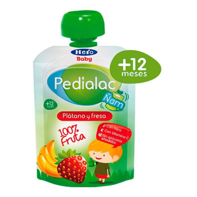 Pedialac Ñam Plátano y Fresa 100g Hero Baby