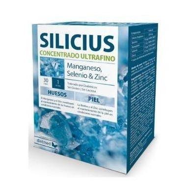 Silicius Concentrado Ultrafino 30 Cápsulas Dietmed