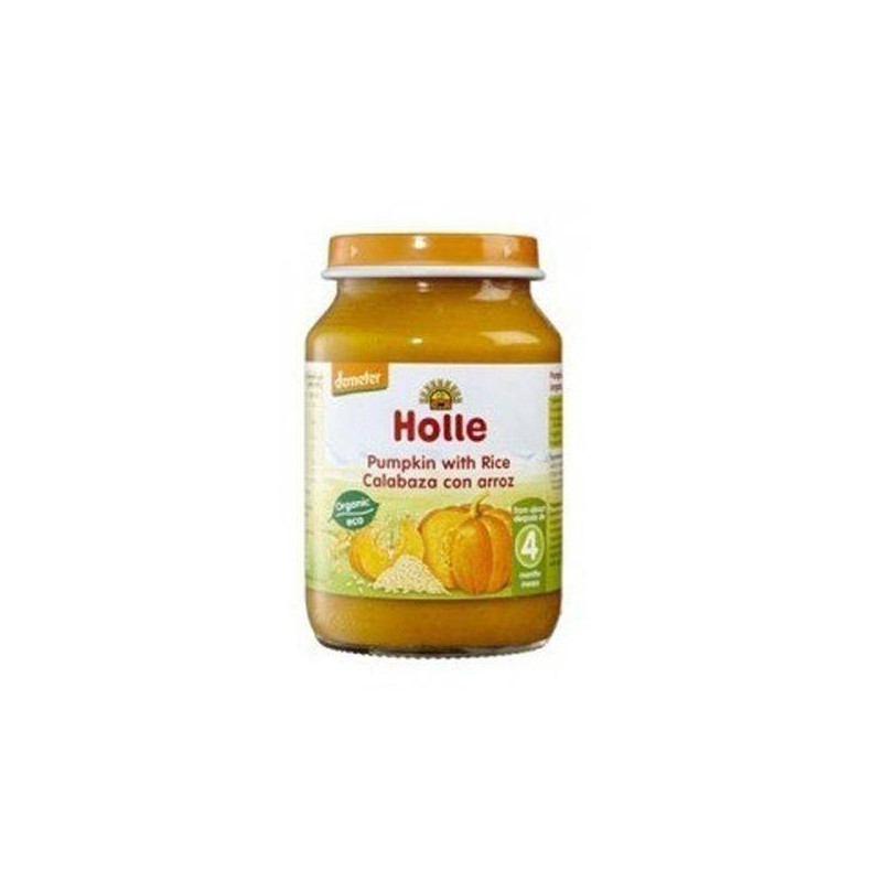 Potito Calabaza Con Arroz +4 Meses 190 gr Holle