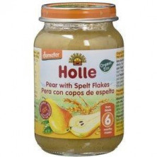 Potito Pera Con Copos De Espelta +6 Meses 190 gr Holle