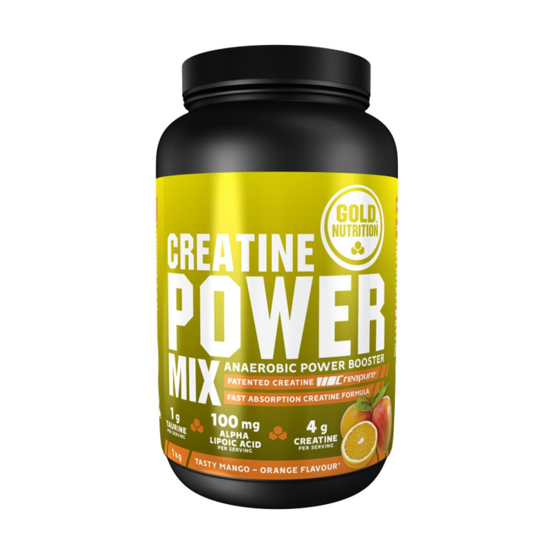 Creatina Power Mix Naranja/Mango 1 kg Gold Nutrition