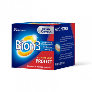 Bion3 Protect Vitamina D y Zinc 30 comprimidos