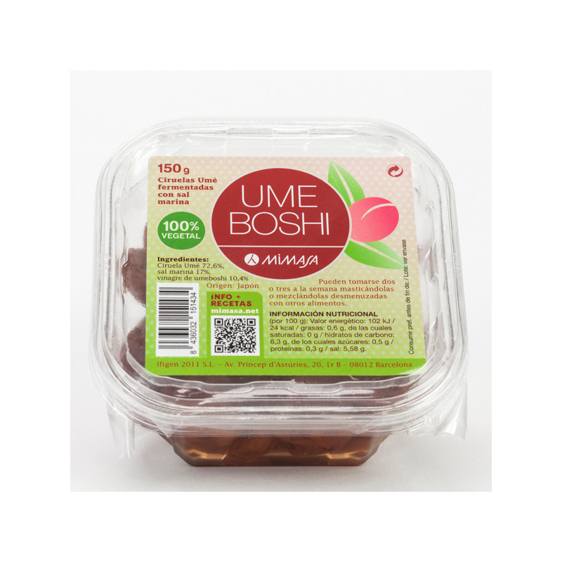 Umeboshi Natural 150 gr Mimasa