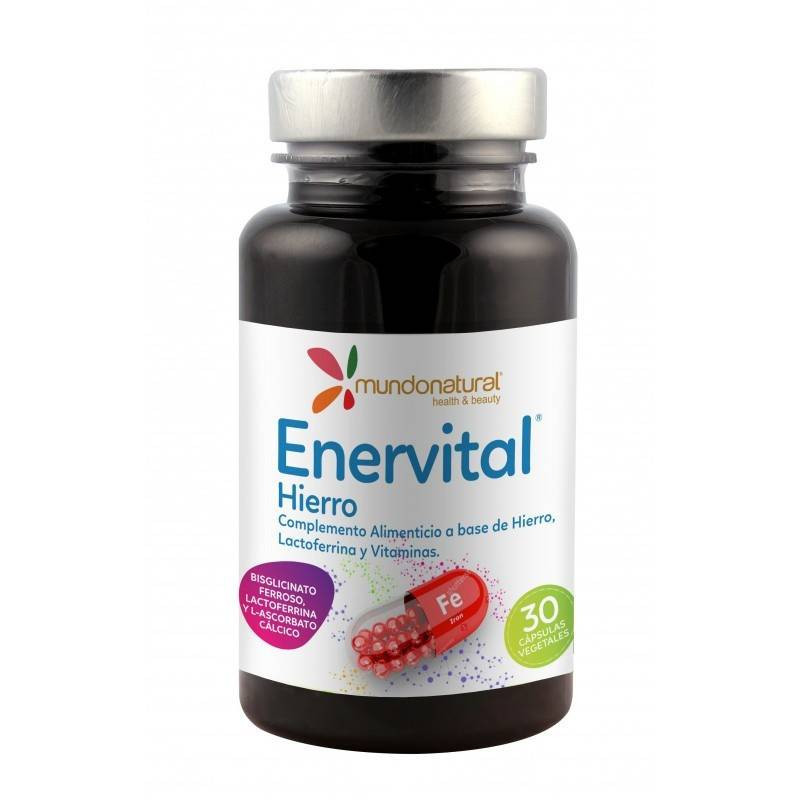 Enervital Hierro 30 Cápsulas Mundo Natural