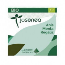 Anis-Manzanilla-Regaliz 10 Piramides Ensobradas Bio Josenea