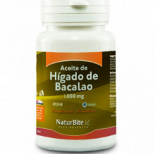 Aceite De Higado De Bacalao 1000 mg 90 Cápsulas Naturbite