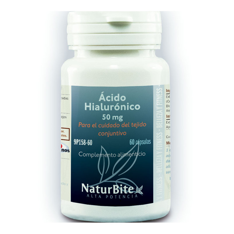 Acido Hialuronico 50 mg 60 Cápsulas Naturbite