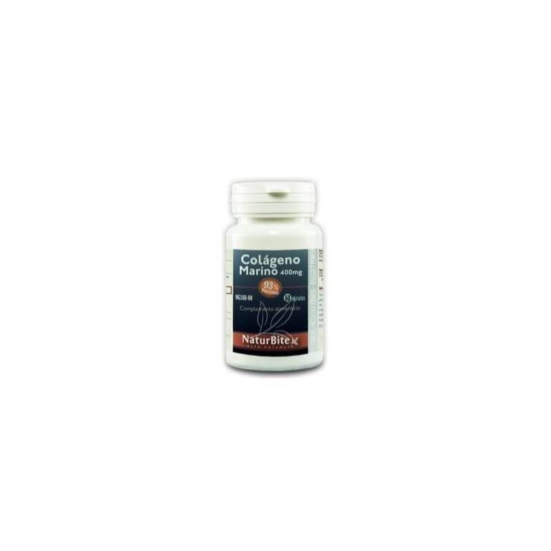 Colageno Marino 400 mg 60 Cápsulas Naturbite