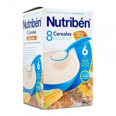 Nutribén 8 Cereales con Galleta María 600g