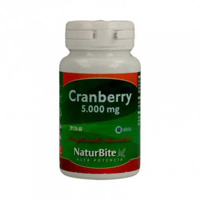 Cranberry Arandano Rojo 5000 mg 60 Comprimidos Naturbite