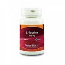 L-Taurina 600 mg 60 Cápsulas Naturbite