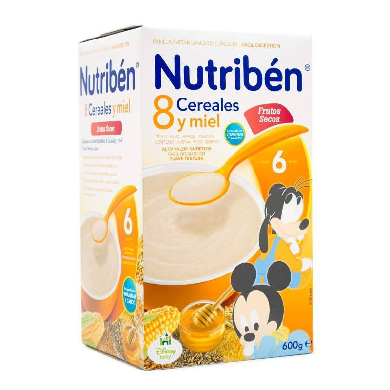 Nutribén 8 Cereales, Miel y Frutos Secos 600g