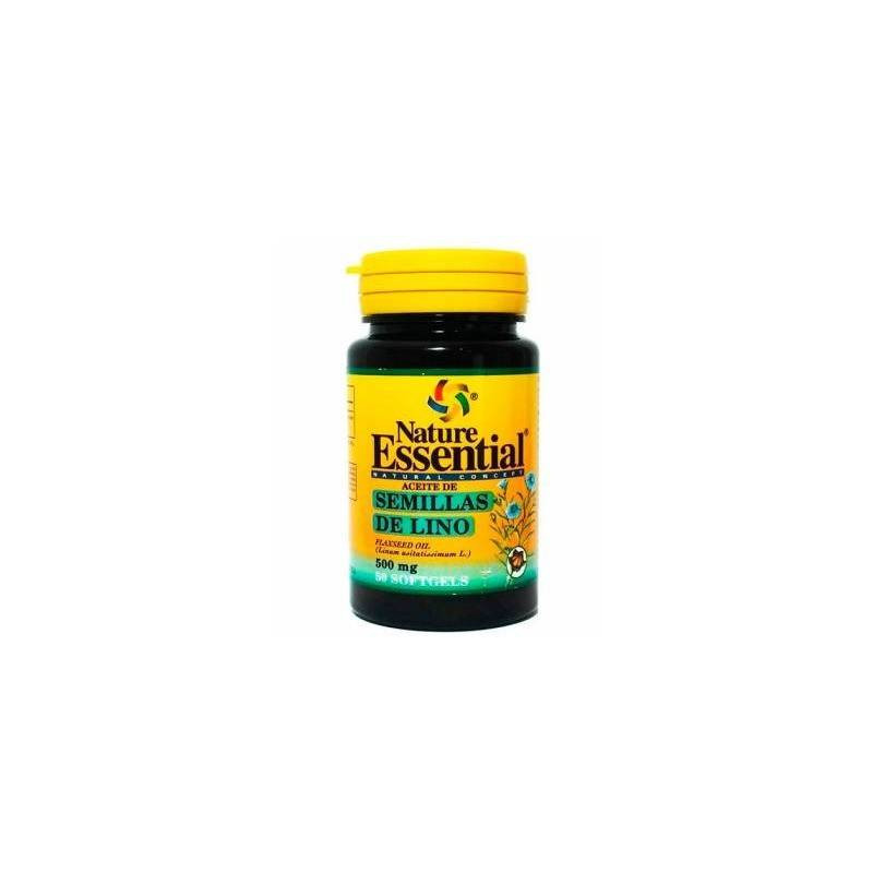 Aceite De Semillas De Lino 500 mg 50 Perlas Nature Essential