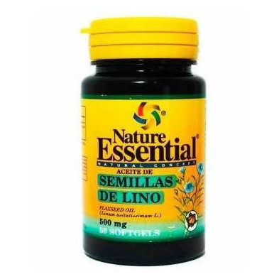 Aceite De Semillas De Lino 500 mg 50 Perlas Nature Essential