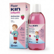 Fluor Kin Enjuague Bucal Infantil Sabor Fresa 500ml