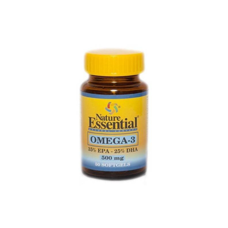 Omega-3 500 mg 50 Perlas (EPA 35%/DHA 25%) Nature Essential