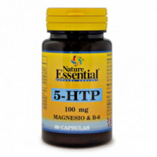 Triptofano (5-HTP) 100 mg + Magnesio + Vitamina B6 Nature  60 cápsulas Essential