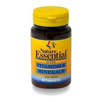 Vitaminas Y Minerales 600 mg 60 Comprimidos Nature Essential