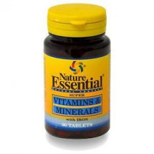 Vitaminas Y Minerales 600 mg 60 Comprimidos Nature Essential