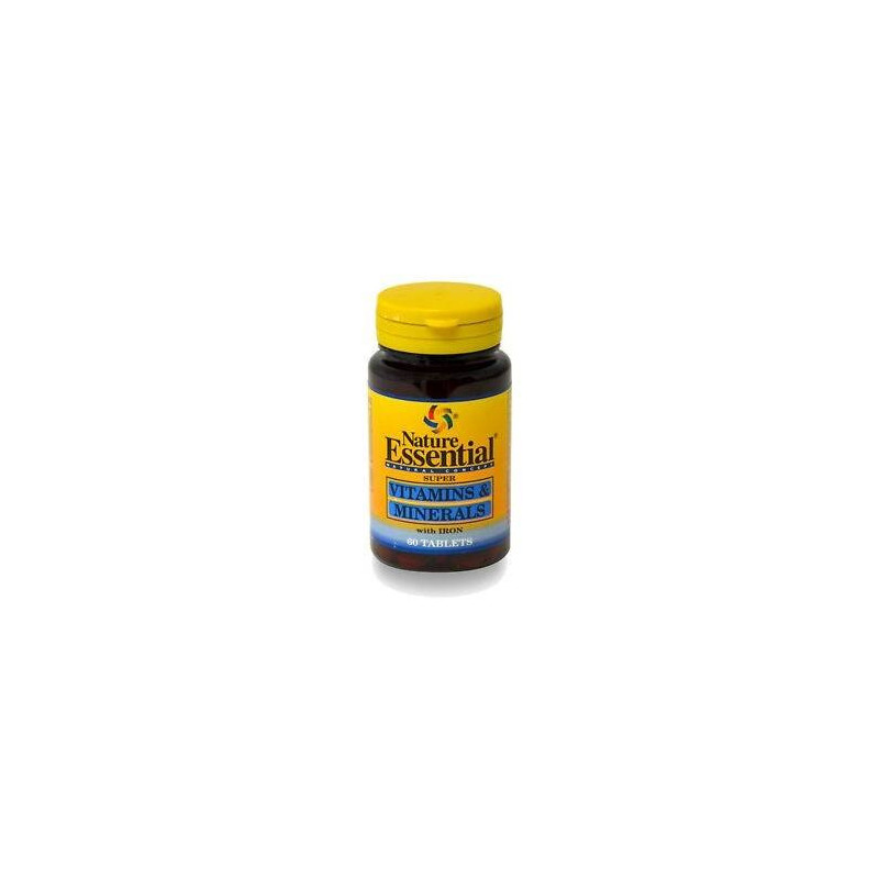 Vitaminas Y Minerales 600 mg 60 Comprimidos Nature Essential