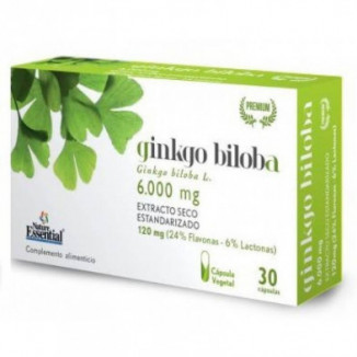 Ginkgo Biloba 6000 mg 30 Cápsulas Nature Essential