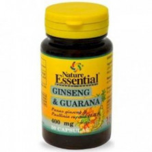 Ginseng+Guarana 400 mg 50 Cápsulas Nature Essential