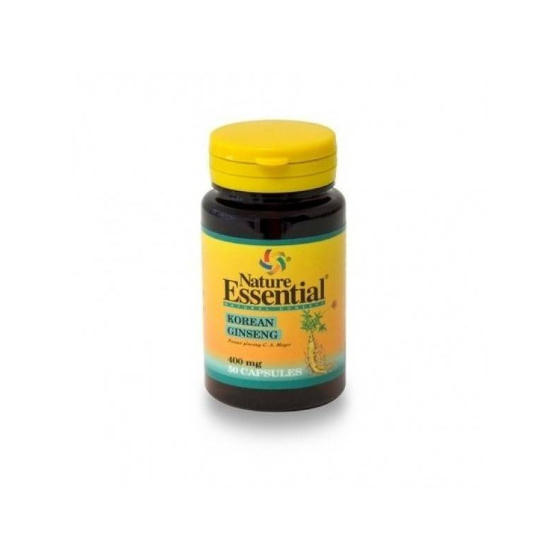 Ginseng Koreano 400 mg 50 Cápsulas Nature Essential