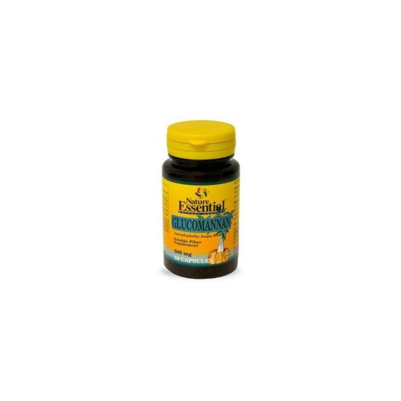 Glucomanana 500 mg 50 Cápsulas Nature Essential