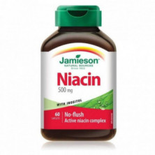 Niacin 500 mg + Inositol 150 Mg 60 Cápsulas Jamieson