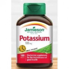 Potasium 100 mg 100 Comprimidos Jamieson