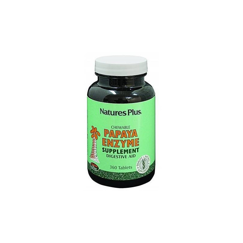 Papaya Enzyme 360 Comprimidos Masticables Natures Plus