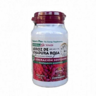 Arroz De Levadura Roja 600 mg 30 Cápsulas Natures Plus