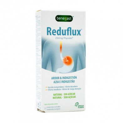 Benegast Reduflux Ardor e Indigestión 20 Comprimidos Masticables