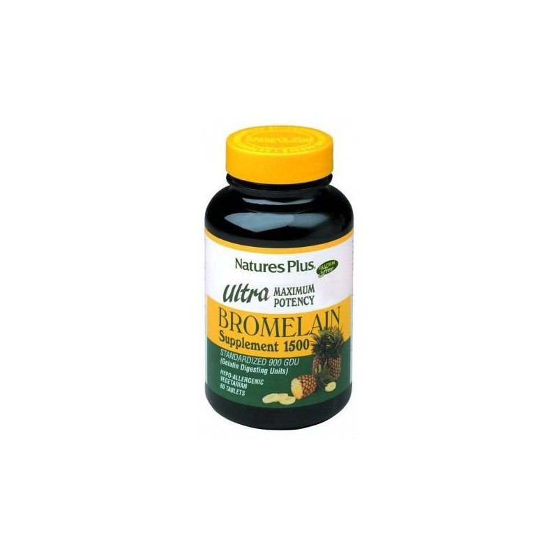 Ultra Bromelaina 1500 mg 60 Comprimidos Natures Plus