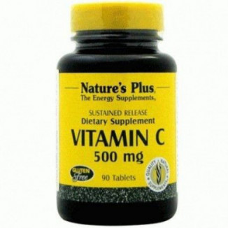 Vitamina C 500 mg + Escaramujo 90 Comprimidos Natures Plus