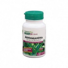 Ashwaganda Raiz 450 mg 60 Cápsulas Herbal Actives Natures Plus