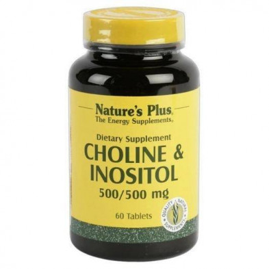 Colina + Inositol 500 mg 60 Comprimidos Natures Plus